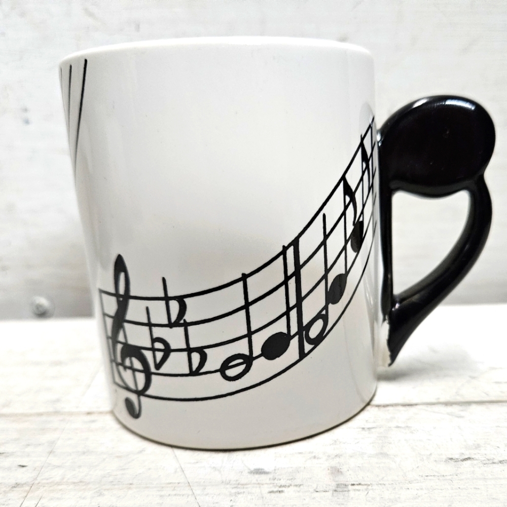 Shafford Original Music Note Coffee Mug Vintage Kitchen Drinkware